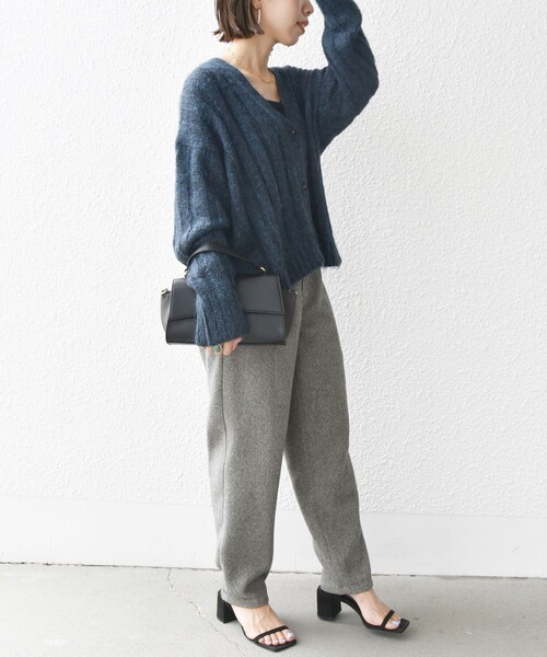「SHIPS any」 パンツ 36 グレー レディースの画像