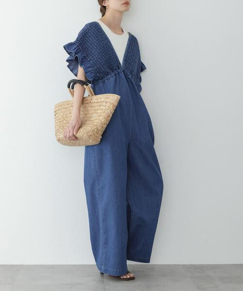 URBAN RESEARCH Sonny Label サロペット オーバーオール シャーリング URBAN RESEARCH Sonny Label サロペット オーバーオール シャーリング