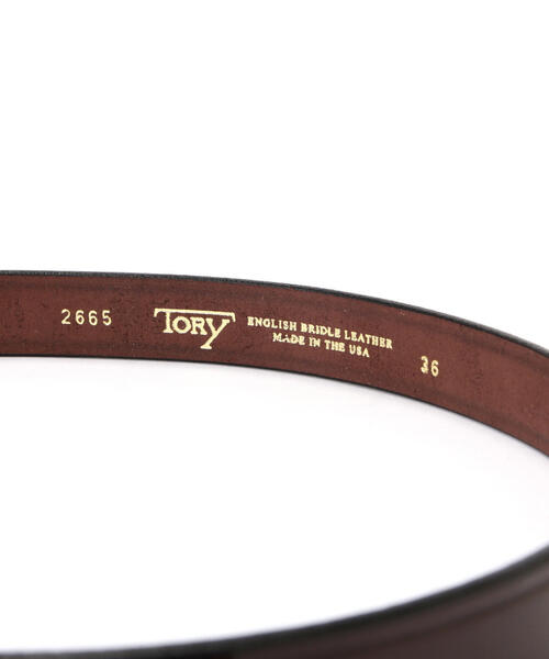 「TORY LEATHER」 ベルト 32 ブラウン メンズ_画像7