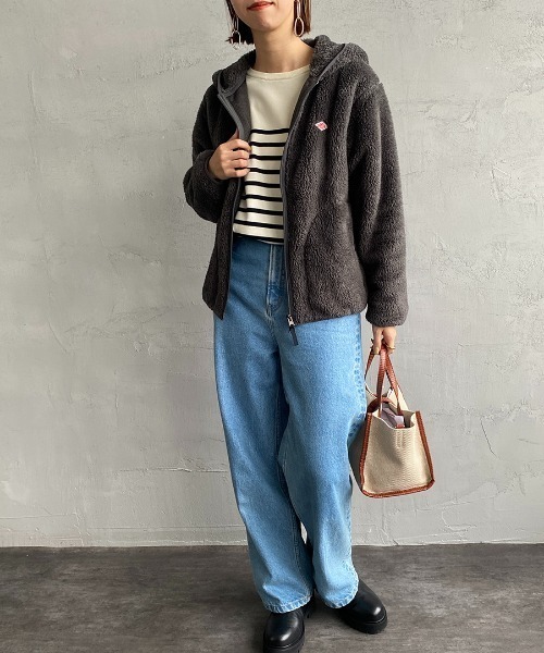 Danton（ダントン） ジップアップパーカー 38 チャコールグレー