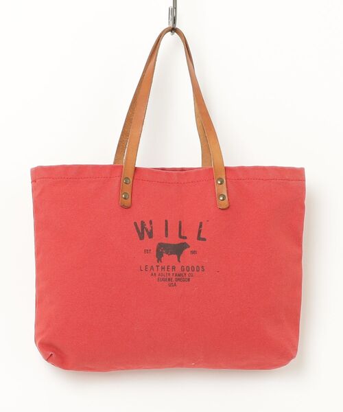 「WILL」 ワンポイントハンドバッグ - レッド レディース_画像2