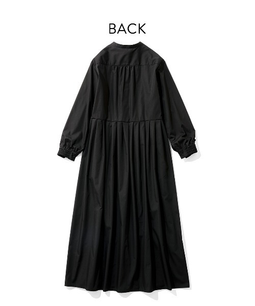 「Live in comfort」 長袖ワンピース LL ブラック レディース_画像8