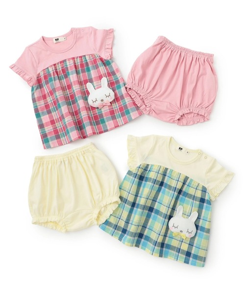子供服おまとめ smallちゃん KP tシャツ mimiちゃん チェックチュニック・ブルマセット キッズ 子供