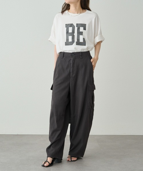 tシャツ 「WEB限定」スーピマコットンBIGロゴショートTシャツ レディースの画像