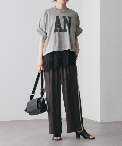 tシャツ 「WEB限定」スーピマコットンBIGロゴショートTシャツ レディースの画像