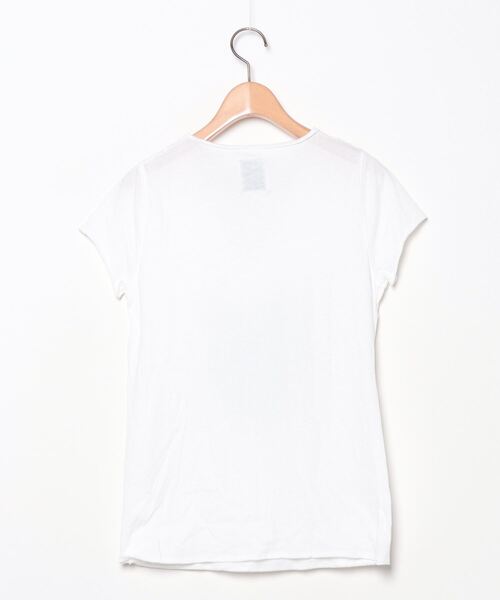 「ZADIG&VOLTAIRE」 半袖カットソー X-SMALL ホワイト レディース_画像2