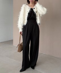 CAPRICIEUX LE’MAGE ドットロンパース CAPRICIEUX LE'MAGE（カプリシューレマージュ） オールインワン