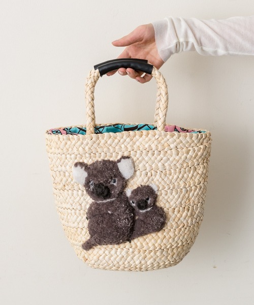 ear PAPILLONNER（イア パピヨネ） かごバッグ FREE グレー系その他