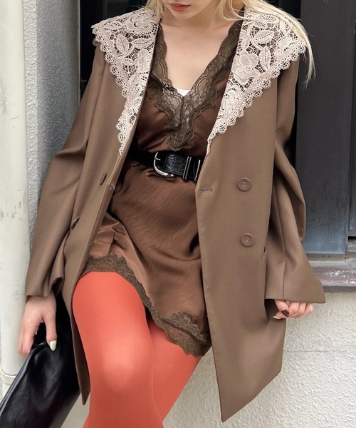 Ameri（アメリ） ジャケット テーラードジャケット LACE SAILOR COLLAR