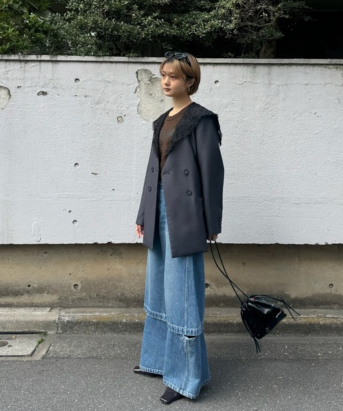 Ameri（アメリ） ジャケット テーラードジャケット LACE SAILOR COLLAR