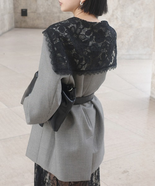 Ameri（アメリ） ジャケット テーラードジャケット LACE SAILOR COLLAR