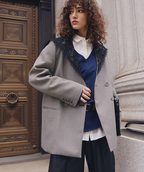 Ameri（アメリ） ジャケット テーラードジャケット LACE SAILOR COLLAR