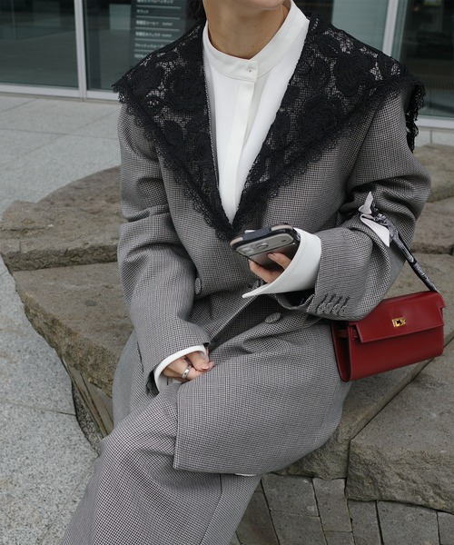 Ameri（アメリ） ジャケット テーラードジャケット LACE SAILOR COLLAR