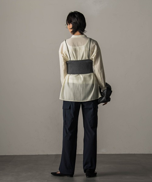 「MAYSON GREY」 カーゴパンツ S ネイビー レディース_画像5