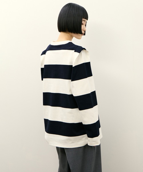 「PHEENY」 長袖カットソー FREE ネイビー レディース_画像8