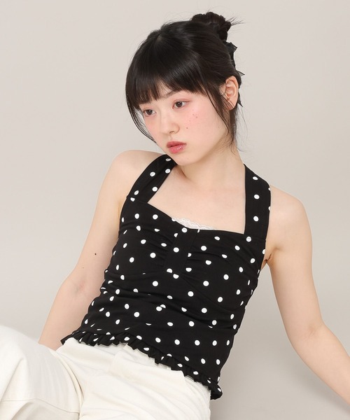 Heather（ヘザー） ホルターネックリボンキャミ 1046895 レディース