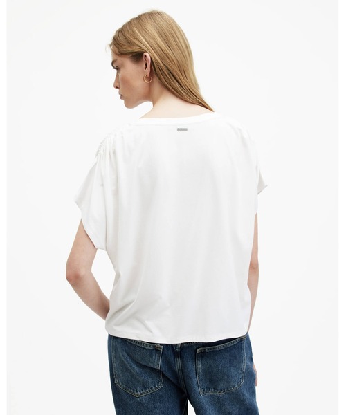 「ALLSAINTS」 7分袖カットソー 10 ホワイト レディース_画像8