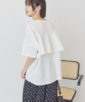 tシャツ 半袖 「WEB限定」バックフリル半袖...の詳細画像5