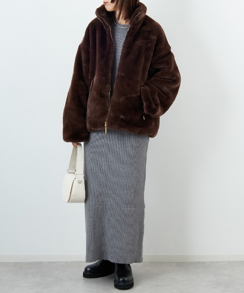 TATRAS（タトラス） ブルゾン アウター 厚手 BARBRA エコファー