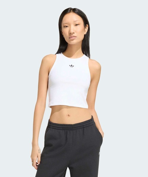 adidas（アディダス） タンクトップ ノースリーブ エッセンシャル リブ