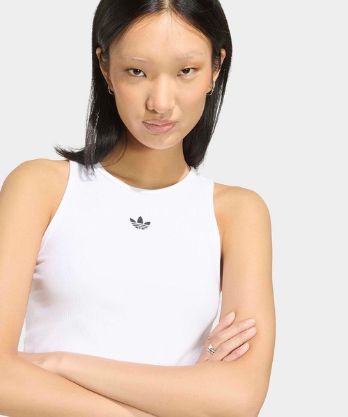 adidas（アディダス） タンクトップ ノースリーブ エッセンシャル リブ 