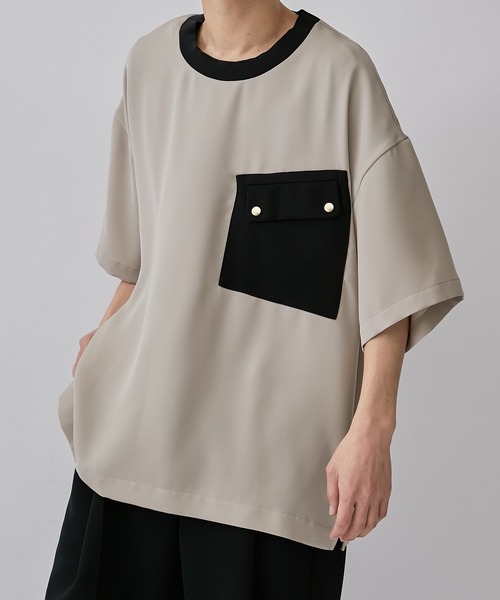 「CULLNI」 半袖Tシャツ 1 ベージュ メンズ_画像4