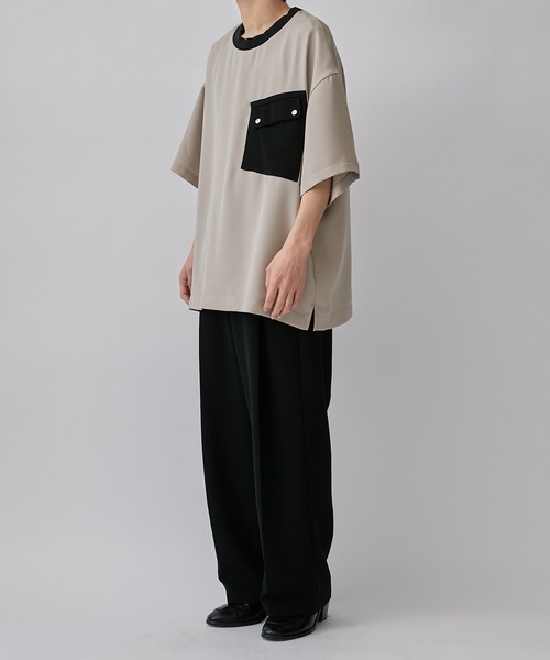 「CULLNI」 半袖Tシャツ 1 ベージュ メンズ_画像7