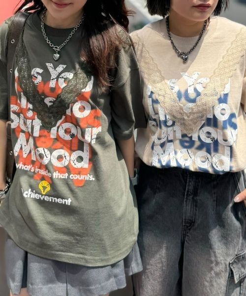 「PBLIM」 半袖Tシャツ FREE ベージュ レディース_画像5