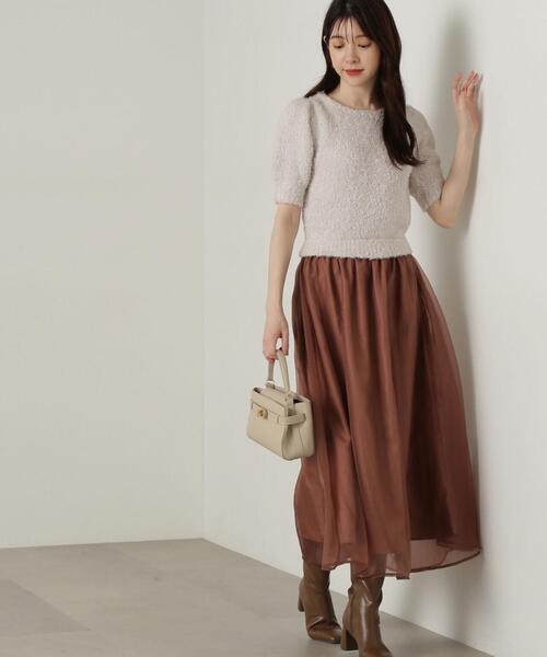 「PROPORTION BODY DRESSING」 ドッキングワンピース SMALL パープル レディース_画像2