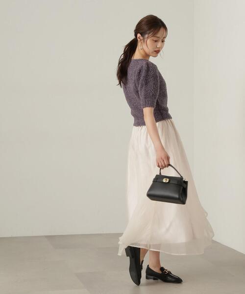 「PROPORTION BODY DRESSING」 ドッキングワンピース SMALL パープル レディース_画像4
