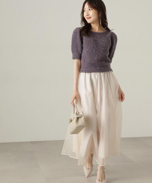 「PROPORTION BODY DRESSING」 ドッキングワンピース SMALL パープル レディース_画像8