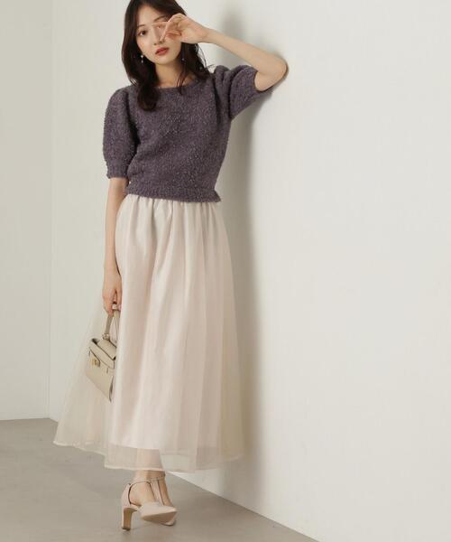 「PROPORTION BODY DRESSING」 ドッキングワンピース SMALL パープル レディース_画像9