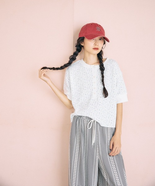 niko and…（ニコアンド） ヘンリーネック tシャツ 半袖 「MODE NORM 