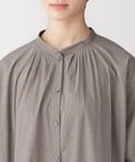 ワンピース 婦人 綿ピンタック 七分袖ワンピースの詳細画像5