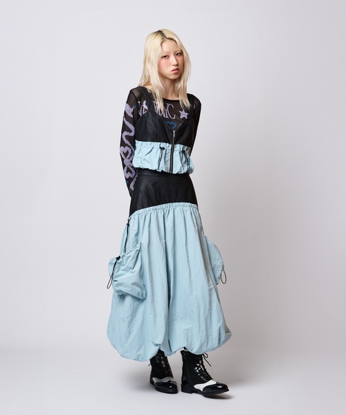 anna sui nyc スカート レザーバルーンスカート : ZOZOTOWN Yahoo!店