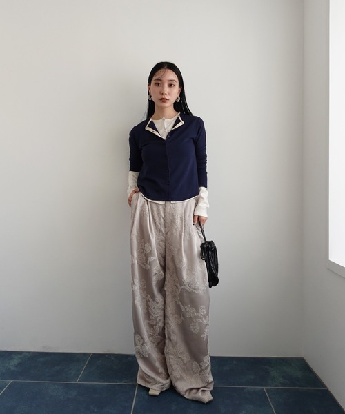 Ameri（アメリ） カーディガン LOW BASIC COMPACT KNIT CARDIGAN