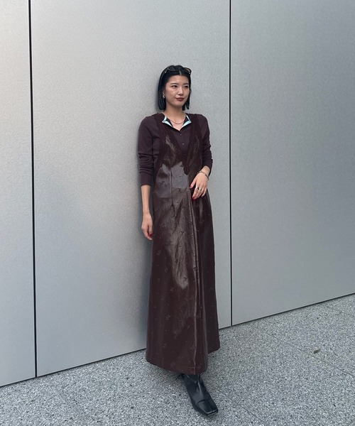 Ameri（アメリ） カーディガン LOW BASIC COMPACT KNIT CARDIGAN