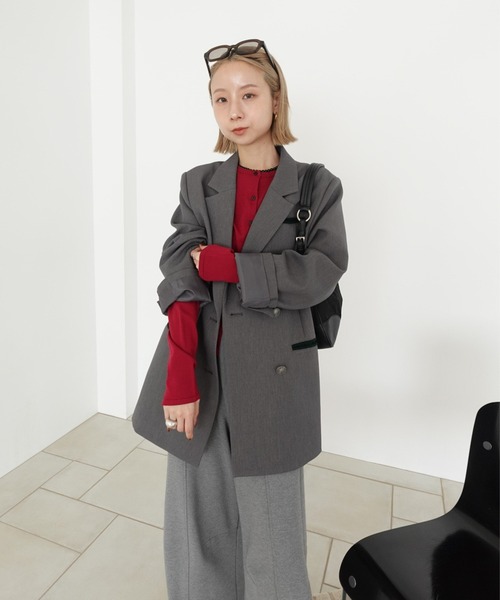 AMERI LOW BASIC SHORT KNIT CARDIGANブラック Ameri（アメリ） カーディガン LOW BASIC COMPACT KNIT CARDIGAN