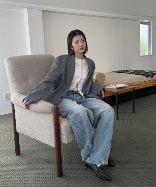 Ameri（アメリ） カーディガン LOW BASIC COMPACT KNIT CARDIGAN