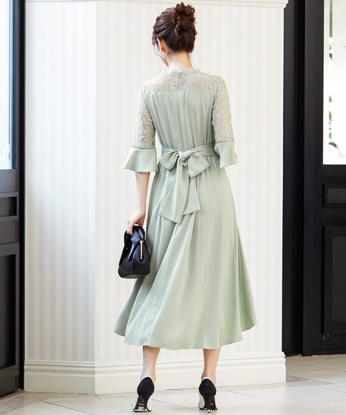 Fashion Letter（ファッションレター） ドレス レース切替クロスベルト