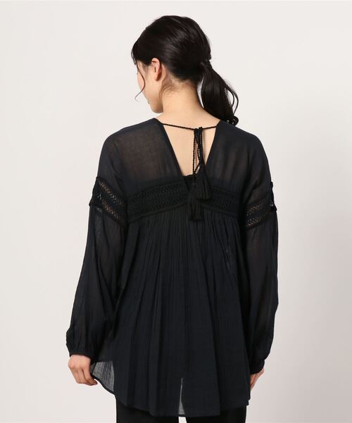 ブラウス シャツ Aラインチュニックブラウス レディース Aラインチュニックブラウス - SOÉJU online store｜上質な大人の