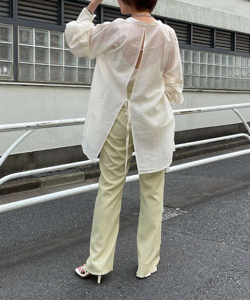 フーズフーチコ　シアーシャツ　新品 Chico（チコ） シャツ ブラウス マルチウェイシアーシャツ : ZOZOTOWN