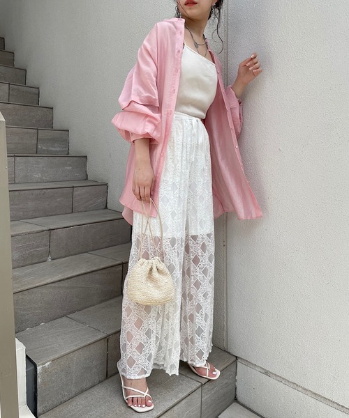 フーズフーチコ　シアーシャツ　新品 Chico（チコ） シャツ ブラウス マルチウェイシアーシャツ : ZOZOTOWN