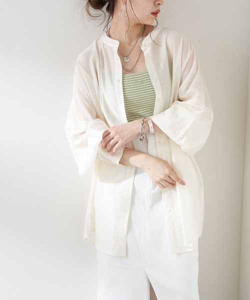 フーズフーチコ　シアーシャツ　新品 Chico（チコ） シャツ ブラウス マルチウェイシアーシャツ : ZOZOTOWN