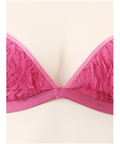 RAVIJOUR ブラジャー ショーツセット フリフリハート ブラ・T