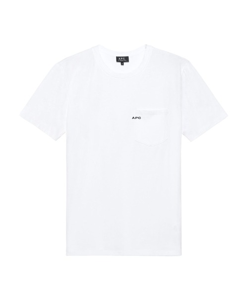 【日本限定】A.P.C. T-SHIRTS POCKET EMB JPS ロゴTシャツ tシャツ T-SHIRT POCKET EMB JPS メンズ