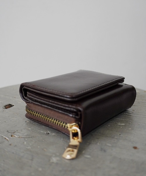 Port（ポート） ミニ 財布 シンプルカラー ミニ ウォレット レディース