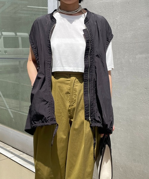 ベスト ナイロンドロストベスト COLLAGE