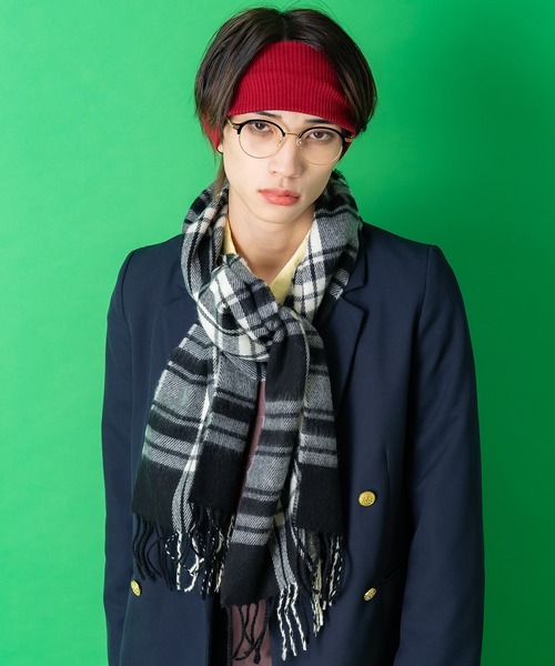 マフラー ストール an meets zakka バリエーションファー混マフラー