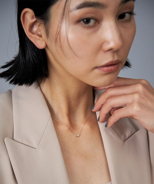 Jouete [オパール] K10YG ネックレス ムーン 新品未使用 Jouete（ジュエッテ） ネックレス 「オパール」 K10YG ネックレス